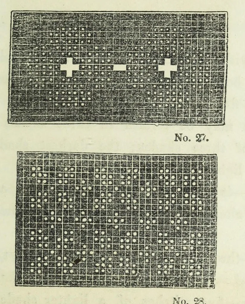 An illustration from The handbook of needlework, 1854, leaf 199