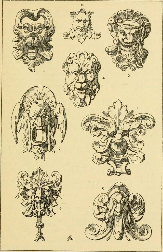 An illustration from Handbook of ornament; a grammar of art, industrial and architectural designing in all its branches, for practical as well as theoretical use, 1900, leaf 113