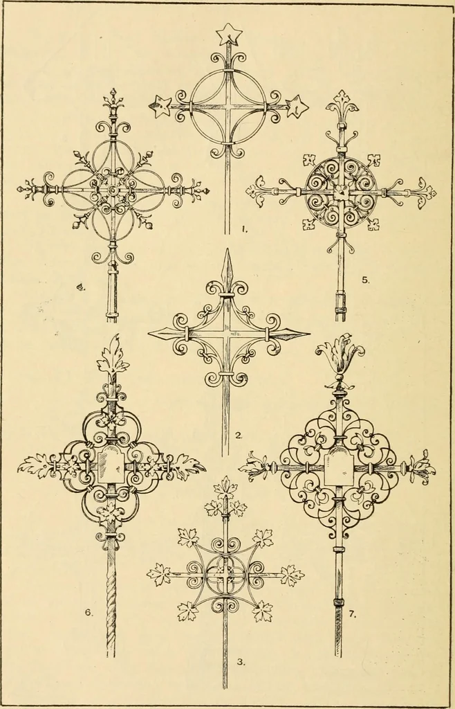 An illustration from Handbook of ornament; a grammar of art, industrial and architectural designing in all its branches, for practical as well as theoretical use, 1900, leaf 188