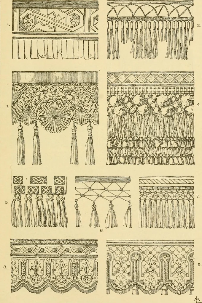 An illustration from Handbook of ornament; a grammar of art, industrial and architectural designing in all its branches, for practical as well as theoretical use, 1900, leaf 205