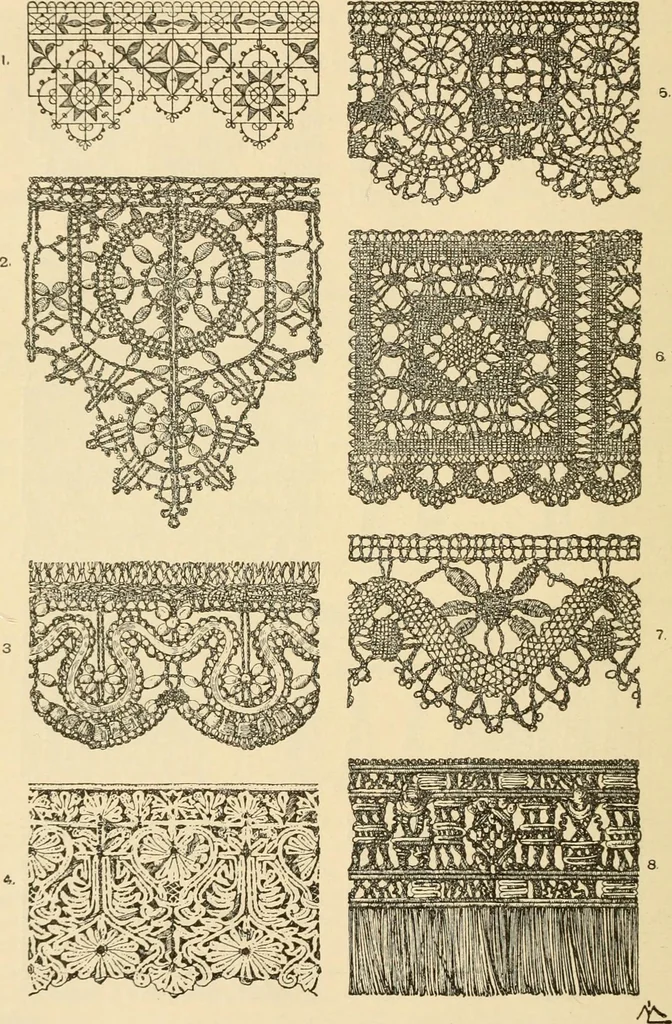 An illustration from Handbook of ornament; a grammar of art, industrial and architectural designing in all its branches, for practical as well as theoretical use, 1900, leaf 206
