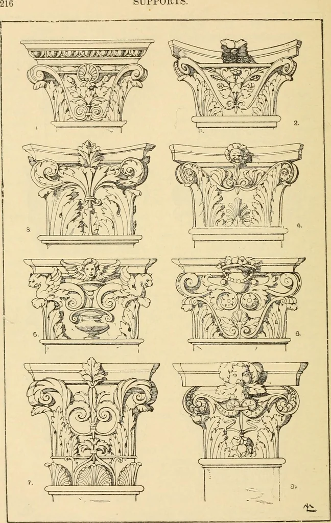 An illustration from Handbook of ornament; a grammar of art, industrial and architectural designing in all its branches, for practical as well as theoretical use, 1900, leaf 230