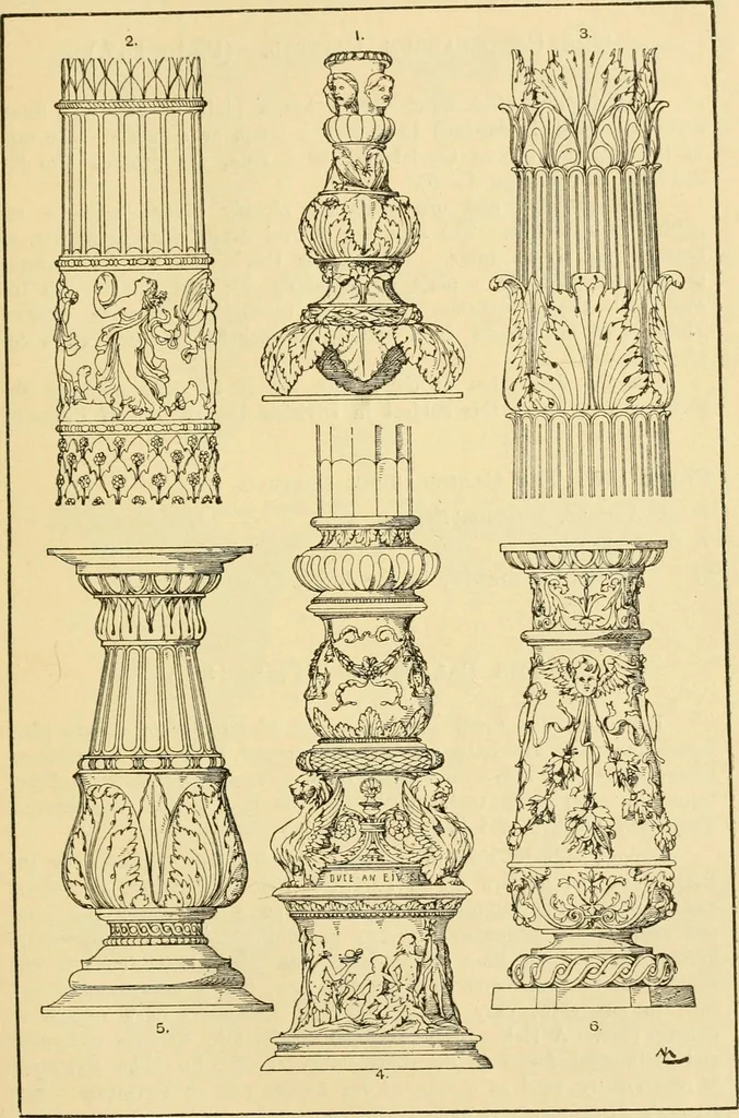 An illustration from Handbook of ornament; a grammar of art, industrial and architectural designing in all its branches, for practical as well as theoretical use, 1900, leaf 235