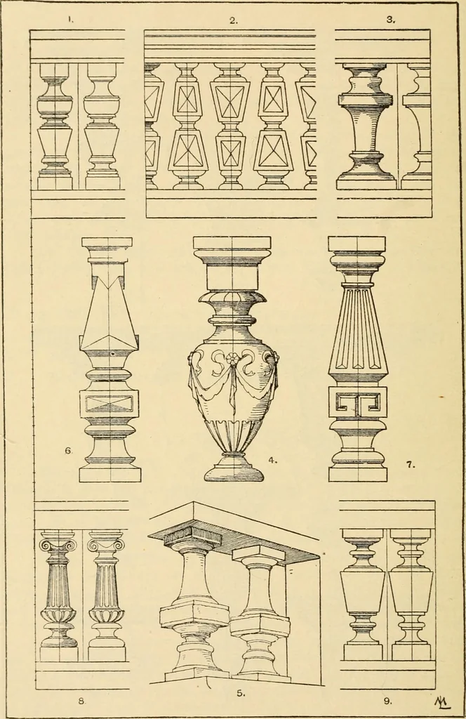 An illustration from Handbook of ornament; a grammar of art, industrial and architectural designing in all its branches, for practical as well as theoretical use, 1900, leaf 238