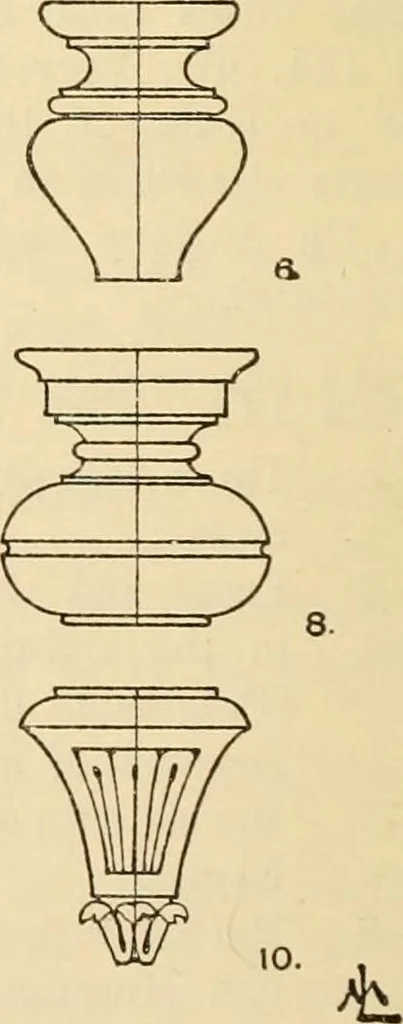 An illustration from Handbook of ornament; a grammar of art, industrial and architectural designing in all its branches, for practical as well as theoretical use, 1900, leaf 246