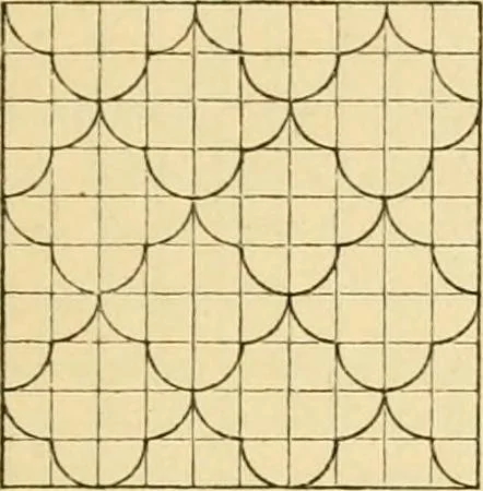 An illustration from Handbook of ornament; a grammar of art, industrial and architectural designing in all its branches, for practical as well as theoretical use, 1900, leaf 25