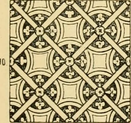 An illustration from Handbook of ornament; a grammar of art, industrial and architectural designing in all its branches, for practical as well as theoretical use, 1900, leaf 25