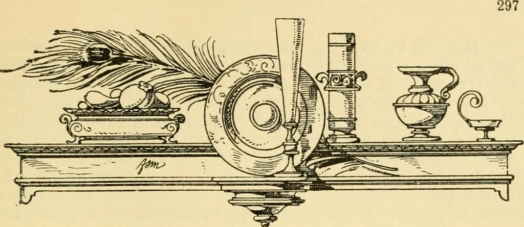 An illustration from Handbook of ornament; a grammar of art, industrial and architectural designing in all its branches, for practical as well as theoretical use, 1900, leaf 311
