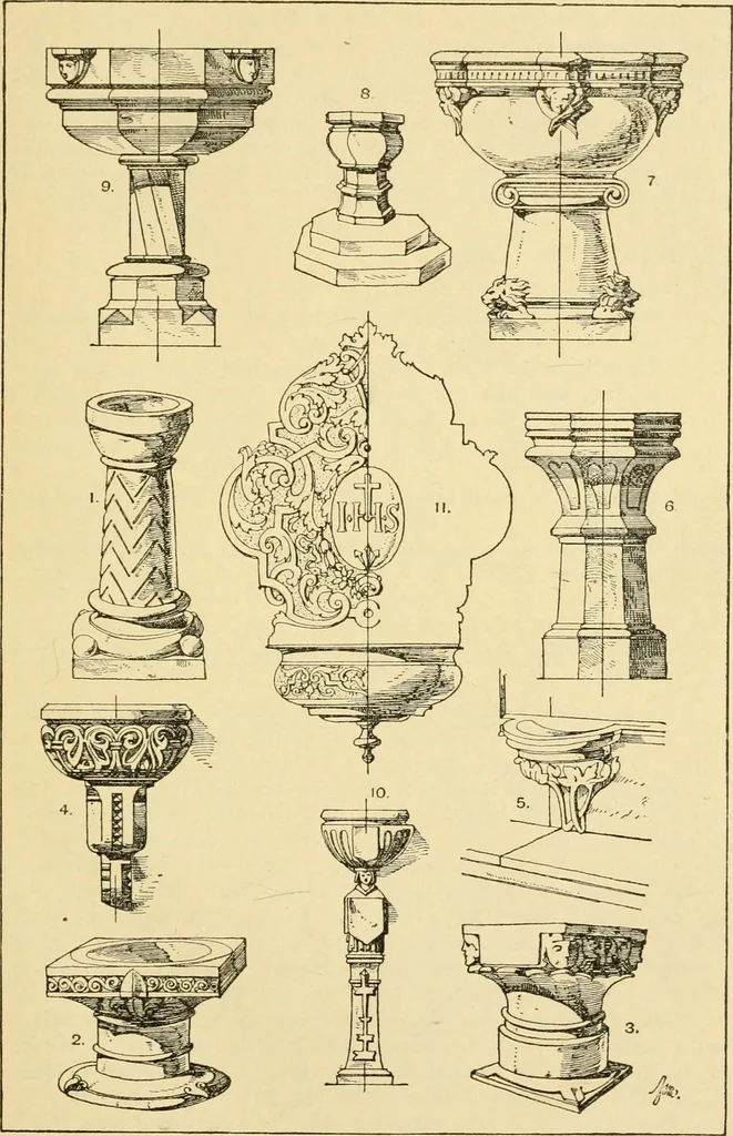An illustration from Handbook of ornament; a grammar of art, industrial and architectural designing in all its branches, for practical as well as theoretical use, 1900, leaf 335
