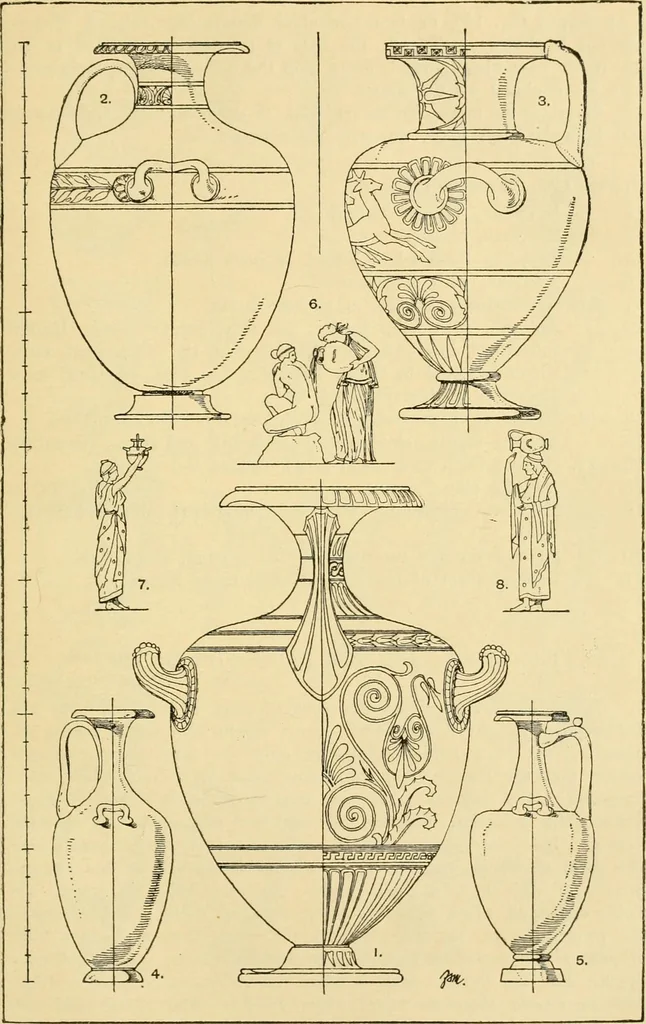 An illustration from Handbook of ornament; a grammar of art, industrial and architectural designing in all its branches, for practical as well as theoretical use, 1900, leaf 337