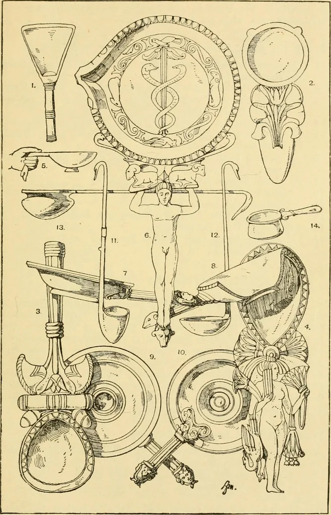 An illustration from Handbook of ornament; a grammar of art, industrial and architectural designing in all its branches, for practical as well as theoretical use, 1900, leaf 341