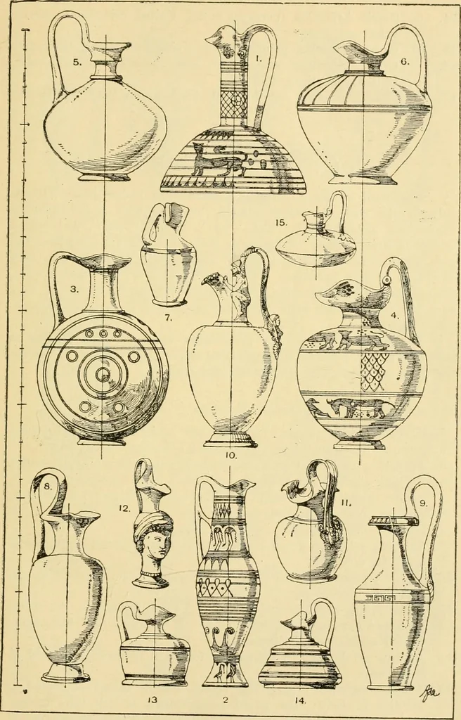 An illustration from Handbook of ornament; a grammar of art, industrial and architectural designing in all its branches, for practical as well as theoretical use, 1900, leaf 343