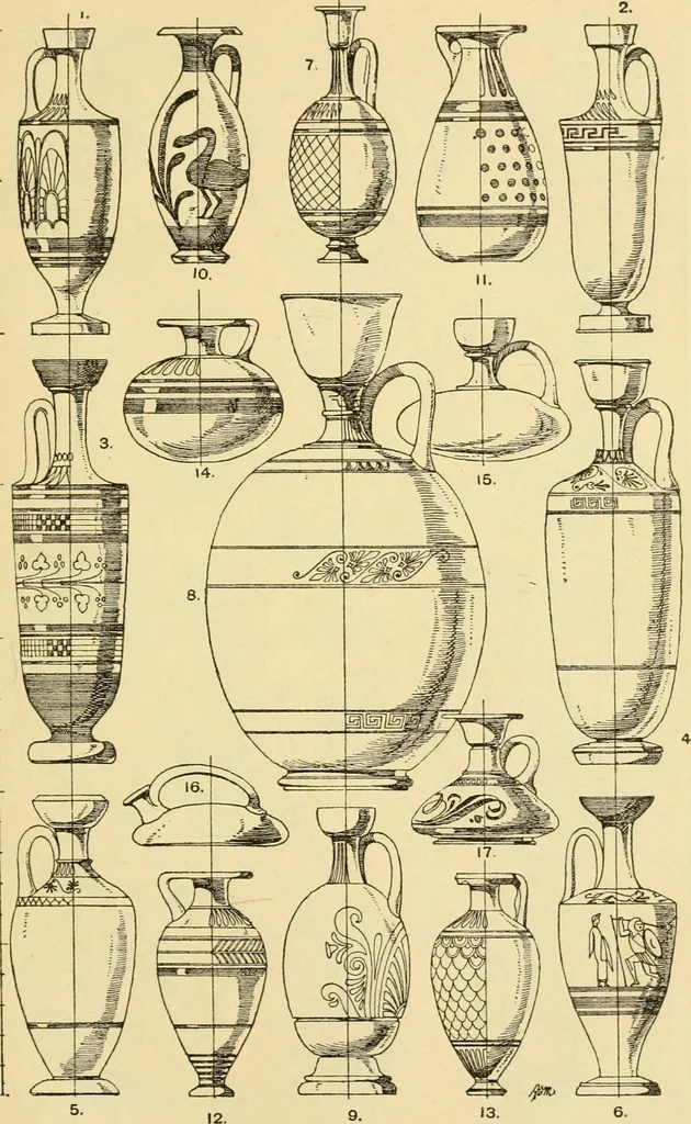 An illustration from Handbook of ornament; a grammar of art, industrial and architectural designing in all its branches, for practical as well as theoretical use, 1900, leaf 345
