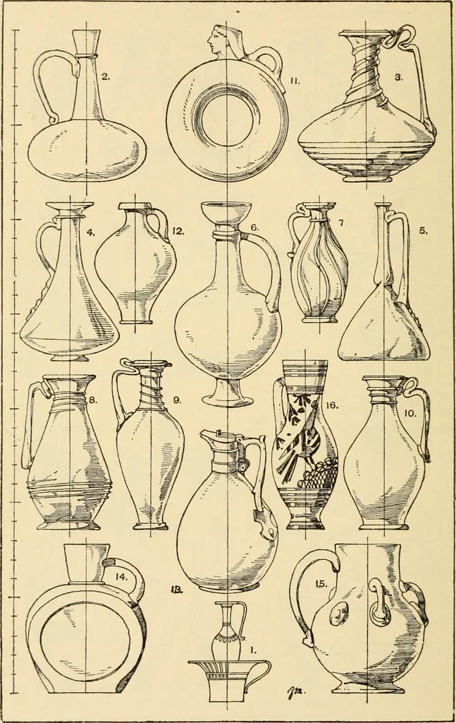 An illustration from Handbook of ornament; a grammar of art, industrial and architectural designing in all its branches, for practical as well as theoretical use, 1900, leaf 346
