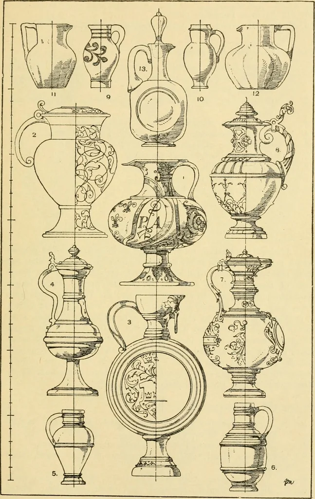 An illustration from Handbook of ornament; a grammar of art, industrial and architectural designing in all its branches, for practical as well as theoretical use, 1900, leaf 347