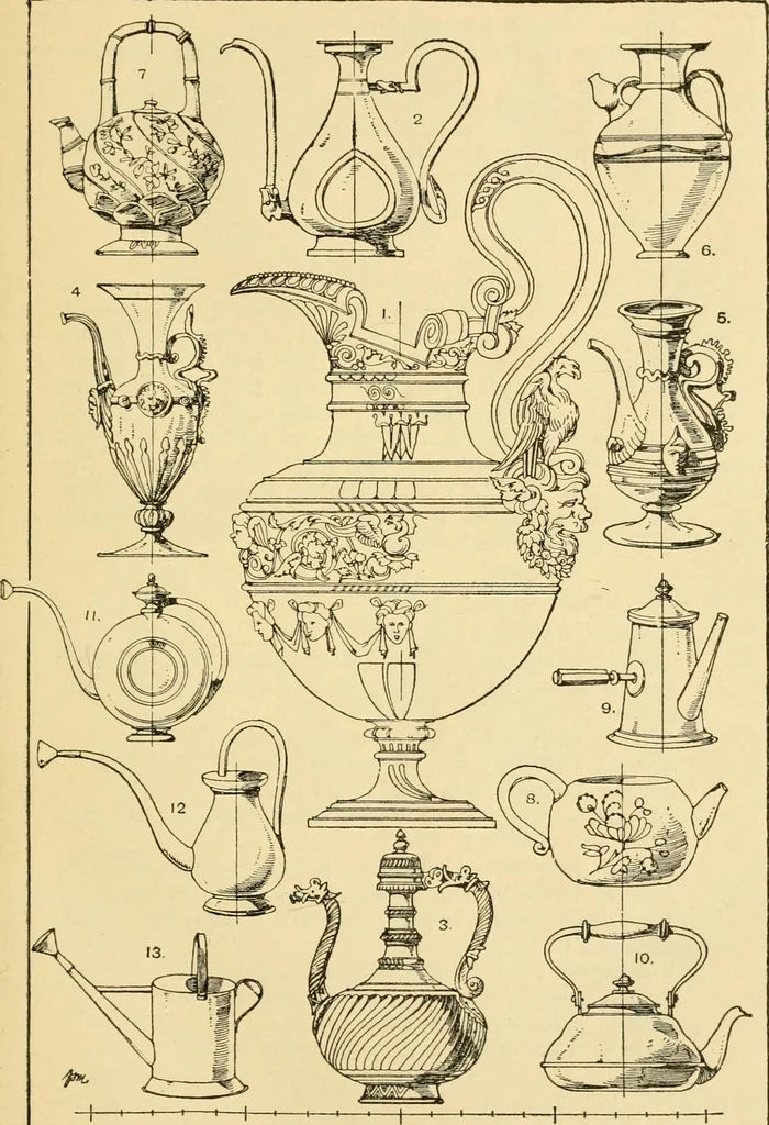 An illustration from Handbook of ornament; a grammar of art, industrial and architectural designing in all its branches, for practical as well as theoretical use, 1900, leaf 349
