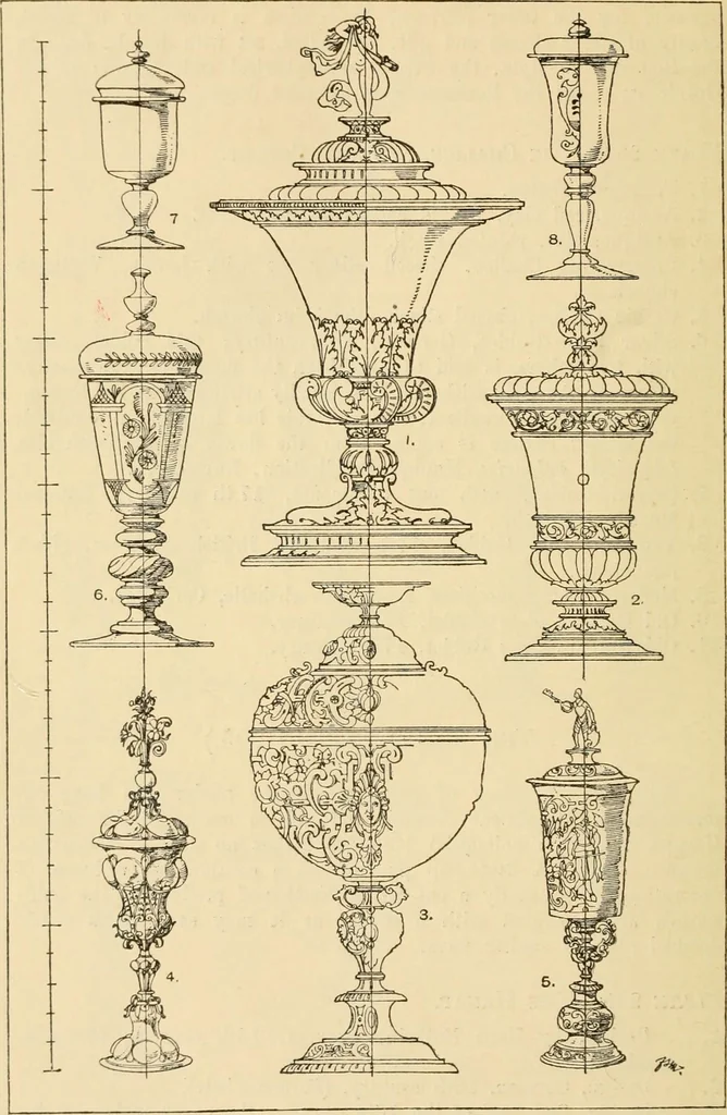 An illustration from Handbook of ornament; a grammar of art, industrial and architectural designing in all its branches, for practical as well as theoretical use, 1900, leaf 362