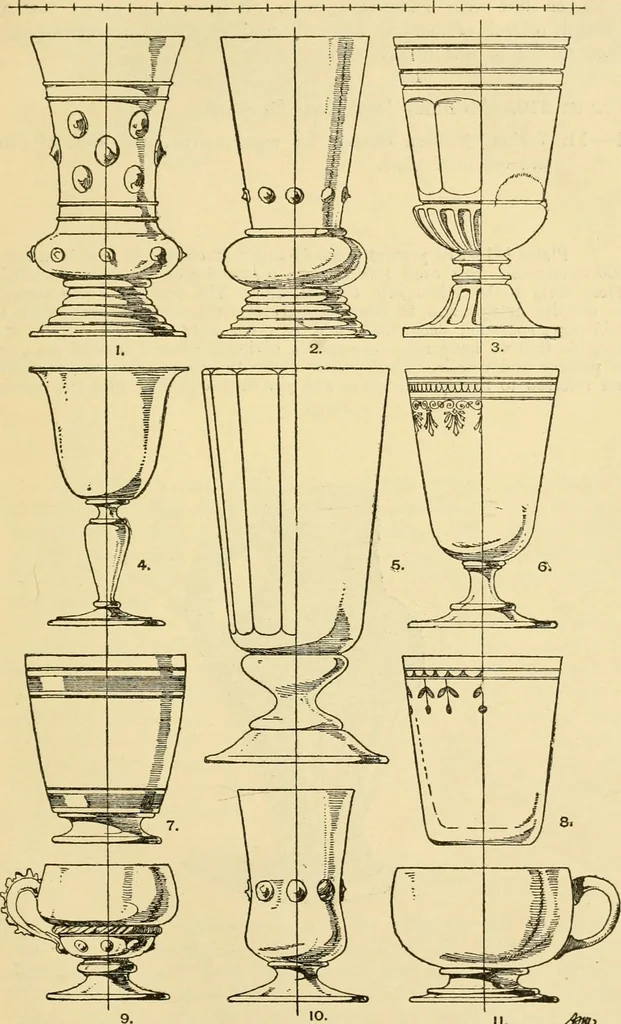 An illustration from Handbook of ornament; a grammar of art, industrial and architectural designing in all its branches, for practical as well as theoretical use, 1900, leaf 371