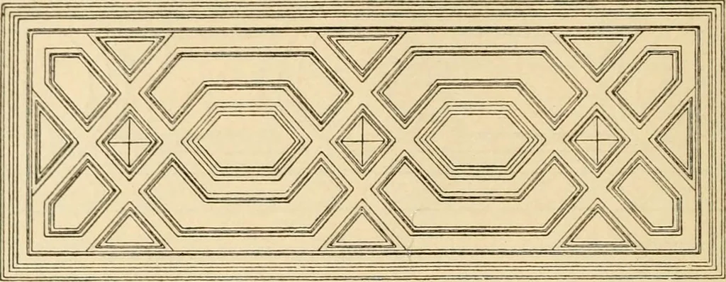 An illustration from Handbook of ornament; a grammar of art, industrial and architectural designing in all its branches, for practical as well as theoretical use, 1900, leaf 38