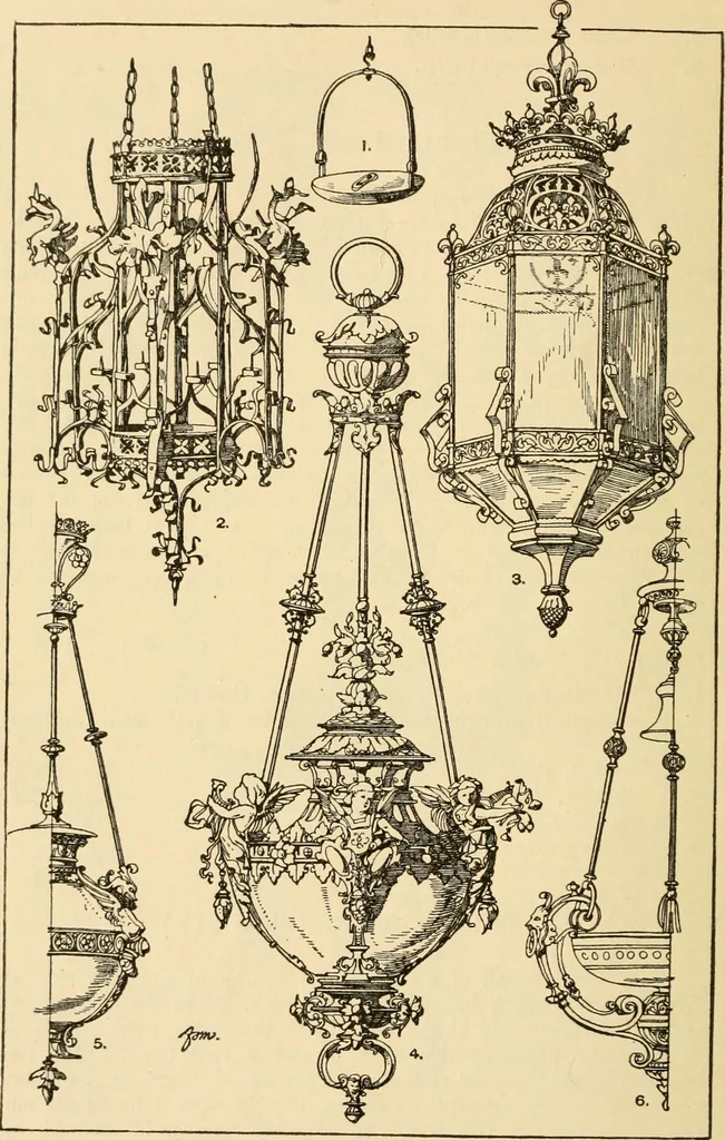 An illustration from Handbook of ornament; a grammar of art, industrial and architectural designing in all its branches, for practical as well as theoretical use, 1900, leaf 388