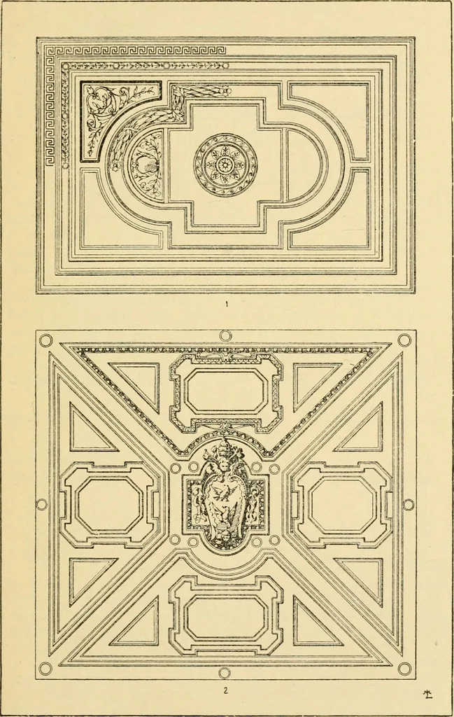 An illustration from Handbook of ornament; a grammar of art, industrial and architectural designing in all its branches, for practical as well as theoretical use, 1900, leaf 39