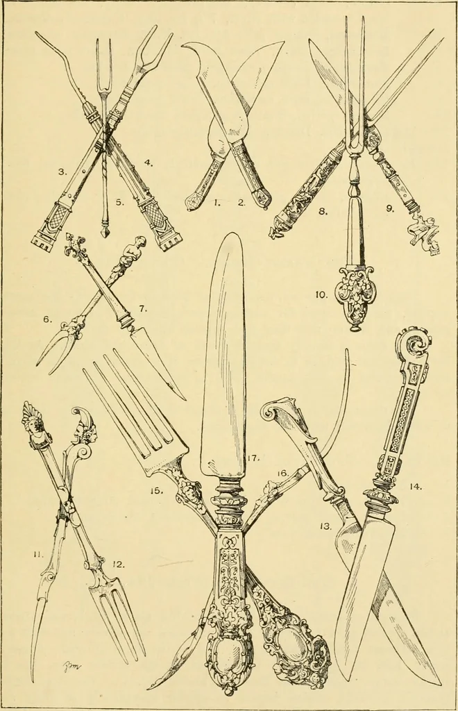 An illustration from Handbook of ornament; a grammar of art, industrial and architectural designing in all its branches, for practical as well as theoretical use, 1900, leaf 415