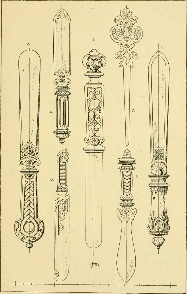 An illustration from Handbook of ornament; a grammar of art, industrial and architectural designing in all its branches, for practical as well as theoretical use, 1900, leaf 417