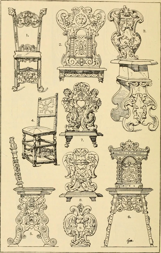 An illustration from Handbook of ornament; a grammar of art, industrial and architectural designing in all its branches, for practical as well as theoretical use, 1900, leaf 438