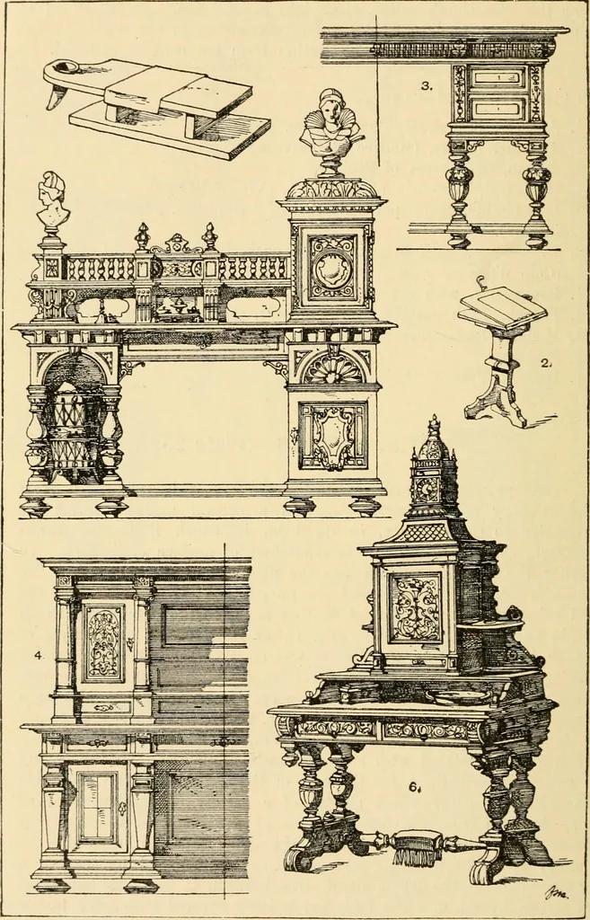An illustration from Handbook of ornament; a grammar of art, industrial and architectural designing in all its branches, for practical as well as theoretical use, 1900, leaf 458