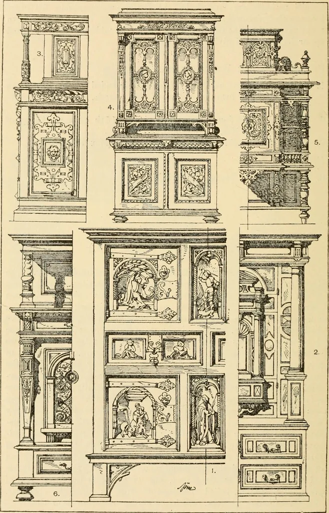 An illustration from Handbook of ornament; a grammar of art, industrial and architectural designing in all its branches, for practical as well as theoretical use, 1900, leaf 460