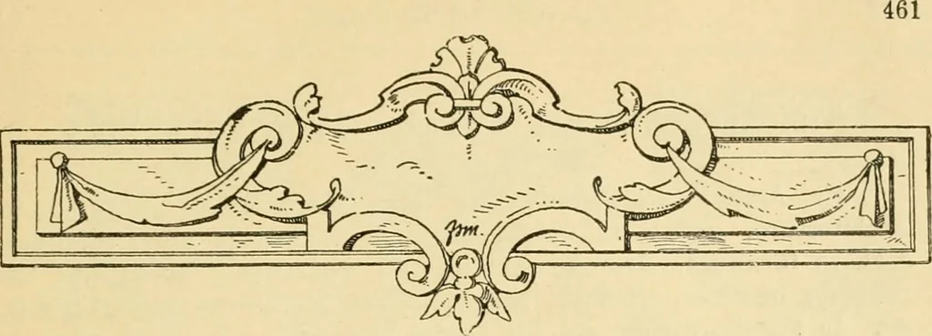 An illustration from Handbook of ornament; a grammar of art, industrial and architectural designing in all its branches, for practical as well as theoretical use, 1900, leaf 475