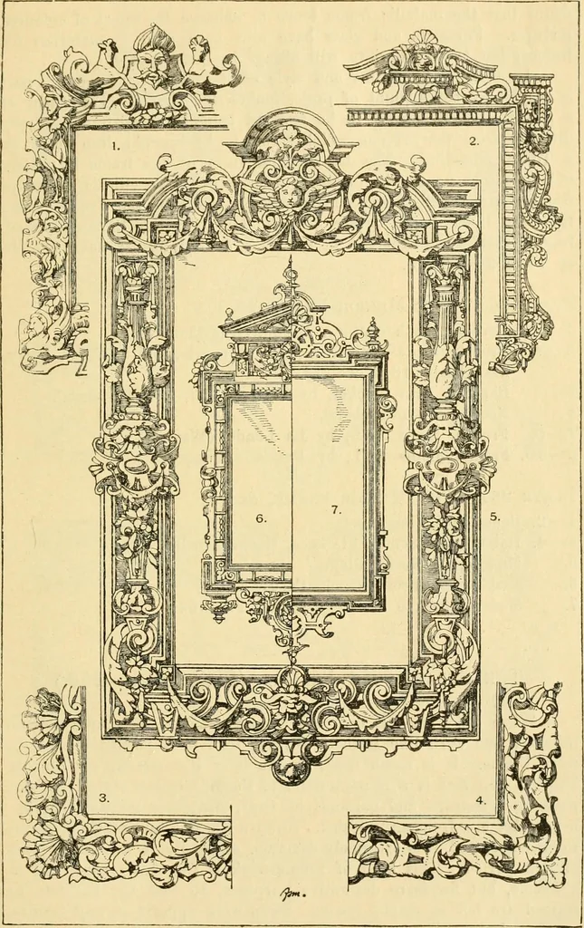 An illustration from Handbook of ornament; a grammar of art, industrial and architectural designing in all its branches, for practical as well as theoretical use, 1900, leaf 481
