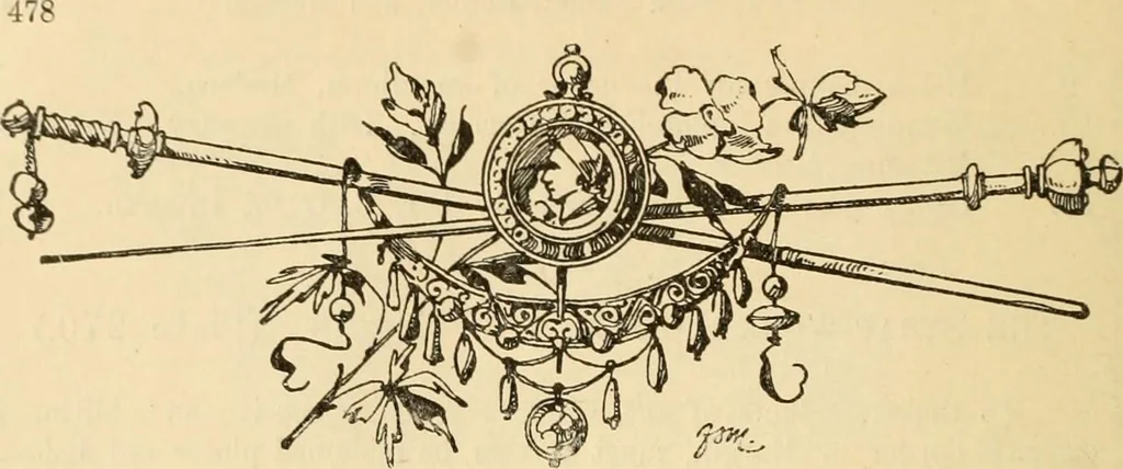 An illustration from Handbook of ornament; a grammar of art, industrial and architectural designing in all its branches, for practical as well as theoretical use, 1900, leaf 492