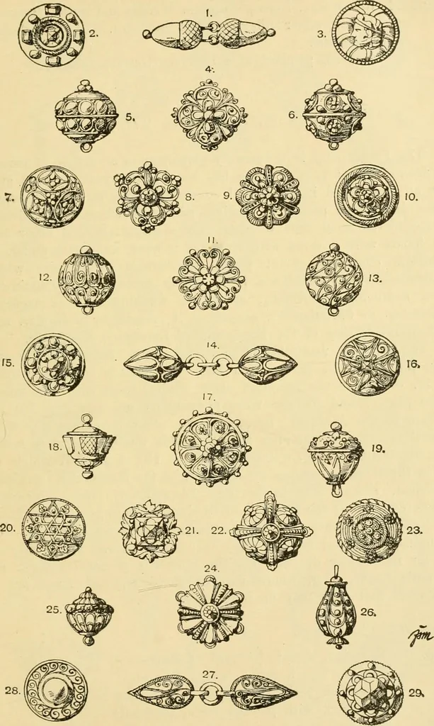 An illustration from Handbook of ornament; a grammar of art, industrial and architectural designing in all its branches, for practical as well as theoretical use, 1900, leaf 497