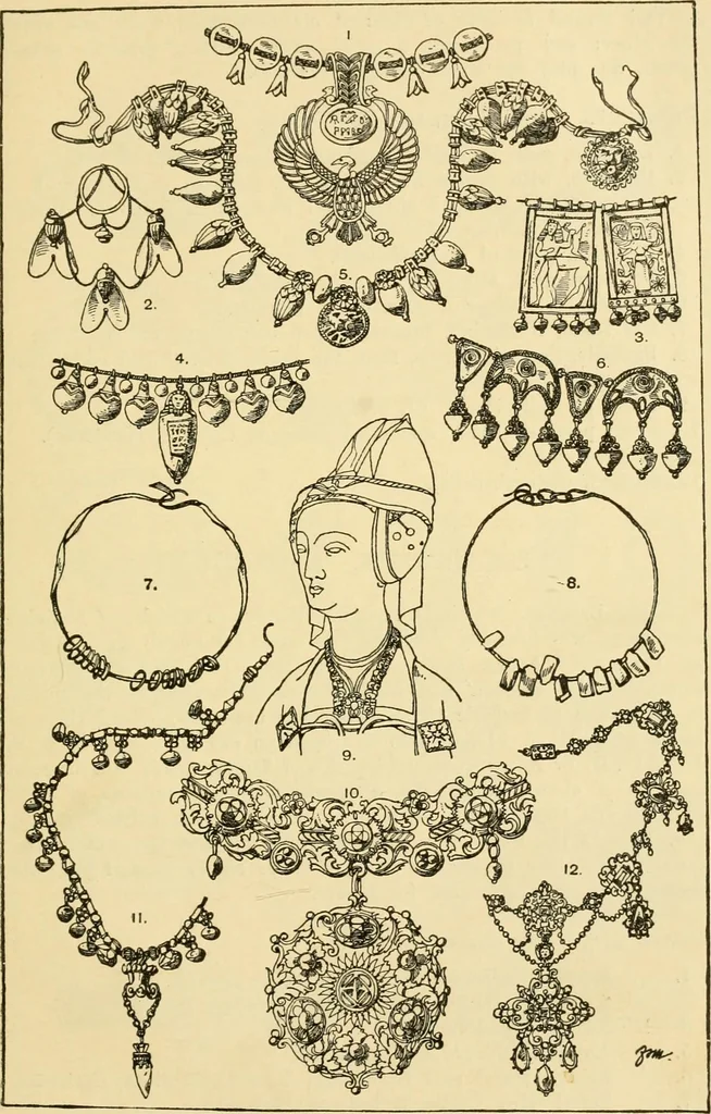 An illustration from Handbook of ornament; a grammar of art, industrial and architectural designing in all its branches, for practical as well as theoretical use, 1900, leaf 503