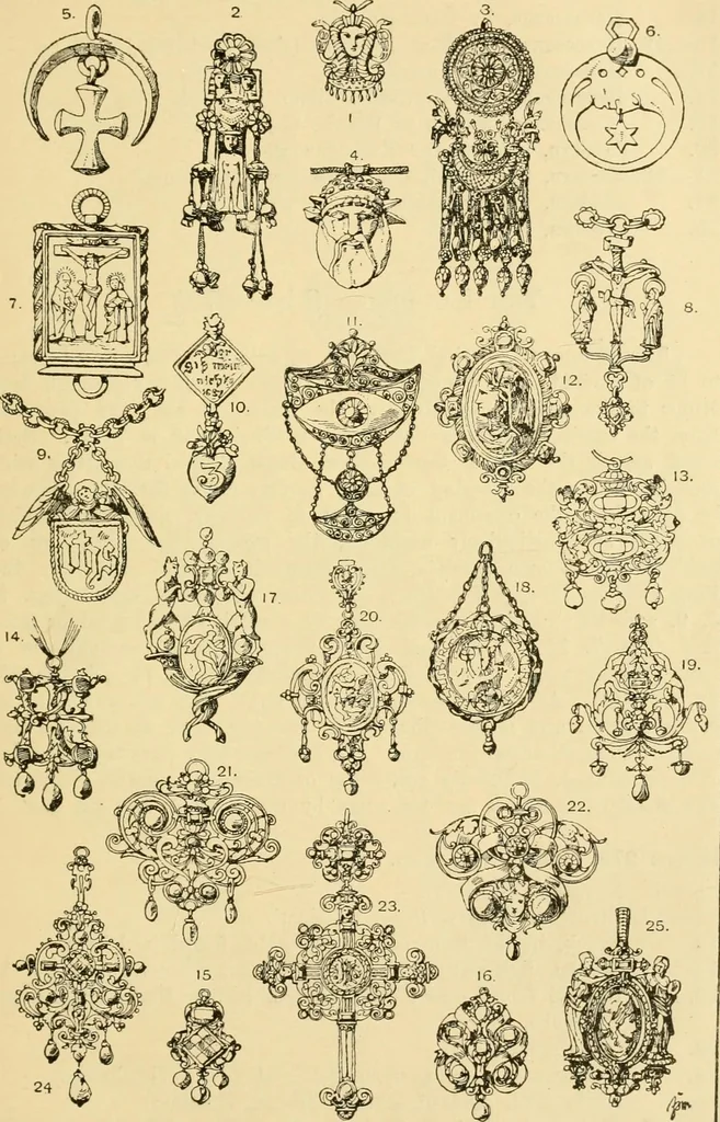 An illustration from Handbook of ornament; a grammar of art, industrial and architectural designing in all its branches, for practical as well as theoretical use, 1900, leaf 509