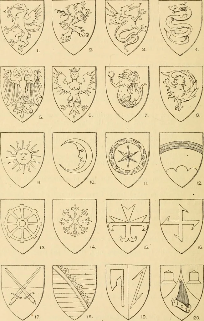 An illustration from Handbook of ornament; a grammar of art, industrial and architectural designing in all its branches, for practical as well as theoretical use, 1900, leaf 528