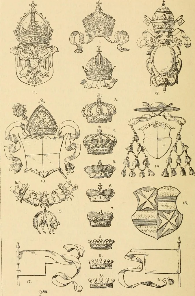 An illustration from Handbook of ornament; a grammar of art, industrial and architectural designing in all its branches, for practical as well as theoretical use, 1900, leaf 538