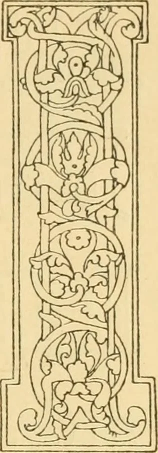 An illustration from Handbook of ornament; a grammar of art, industrial and architectural designing in all its branches, for practical as well as theoretical use, 1900, leaf 545