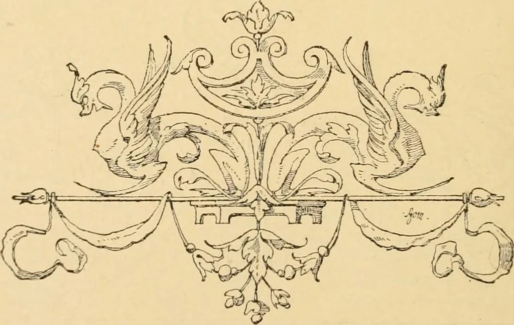 An illustration from Handbook of ornament; a grammar of art, industrial and architectural designing in all its branches, for practical as well as theoretical use, 1900, leaf 556