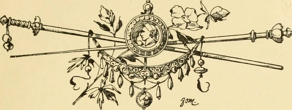 An illustration from Handbook of ornament; a grammar of art, industrial and architectural designing in all its branches, for practical as well as theoretical use, 1900, leaf 7