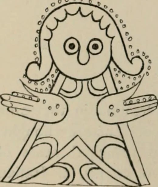 An illustration from A handbook of pictorial art, 1875, leaf 70