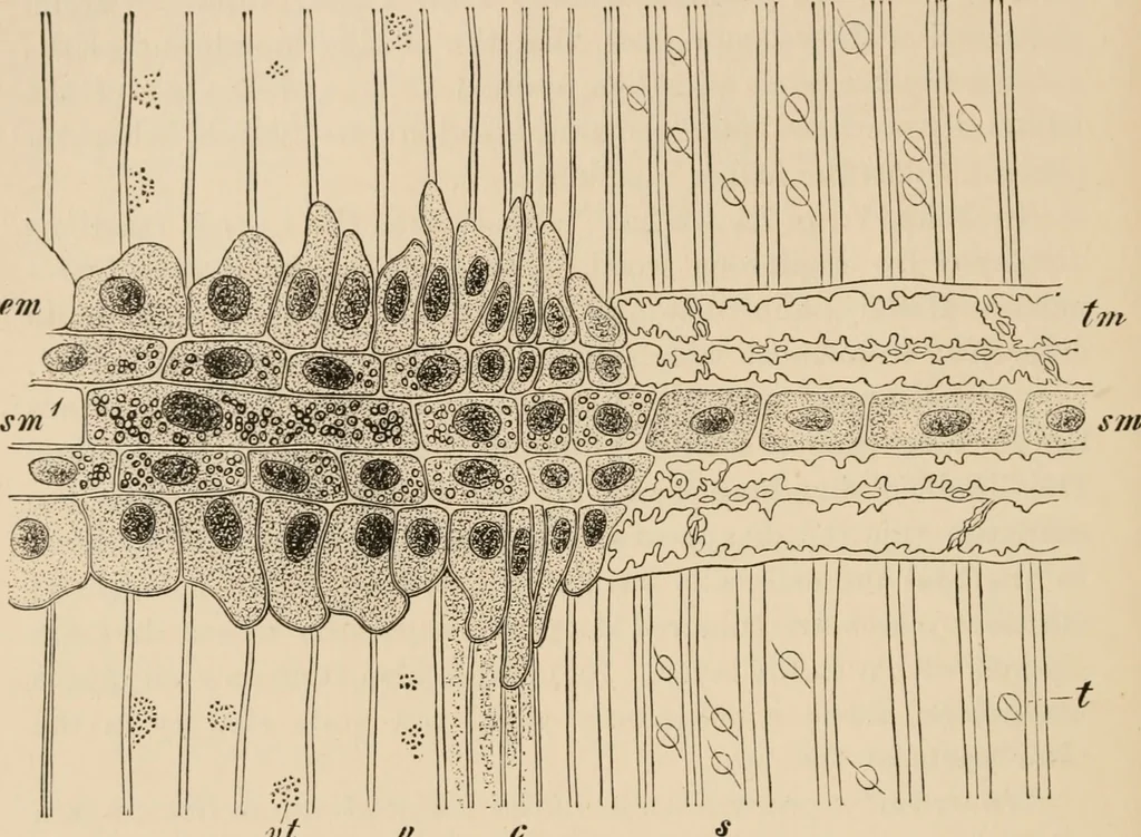 An illustration from Handbook of practical botany for the botanical laboratory and private student, 1908, leaf 183