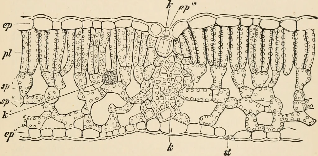 An illustration from Handbook of practical botany for the botanical laboratory and private student, 1908, leaf 232