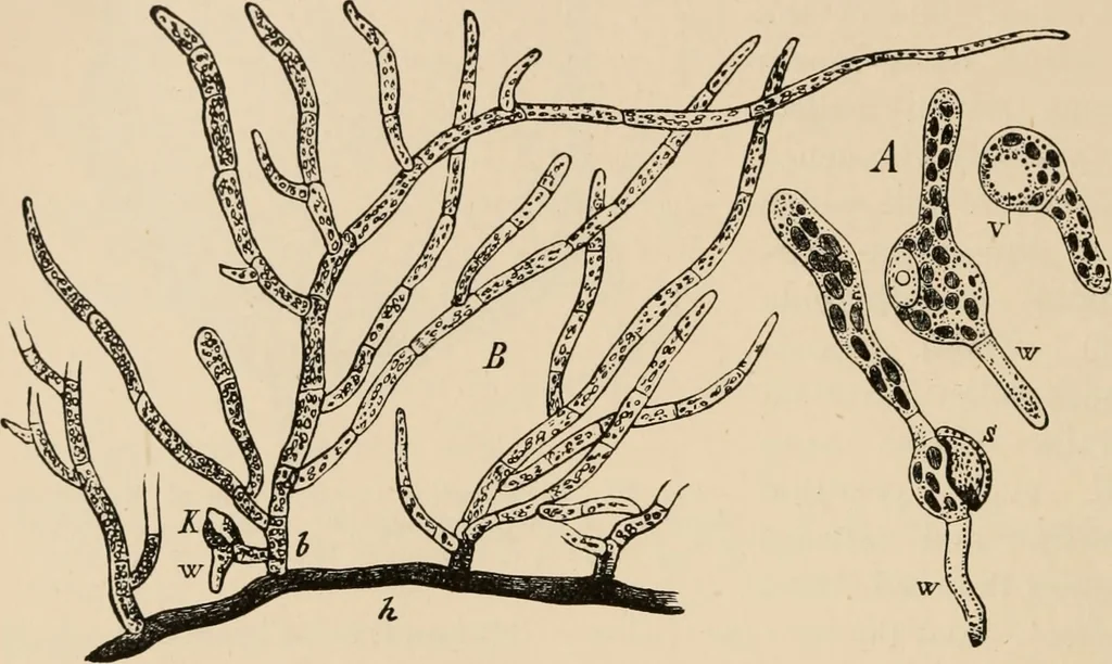 An illustration from Handbook of practical botany for the botanical laboratory and private student, 1908, leaf 267