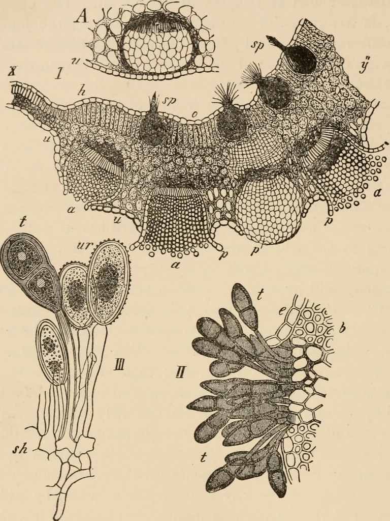 An illustration from Handbook of practical botany for the botanical laboratory and private student, 1908, leaf 371