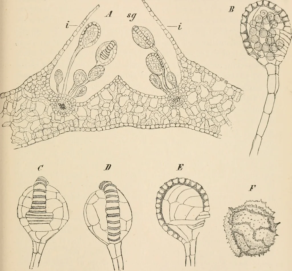 An illustration from Handbook of practical botany for the botanical laboratory and private student, 1908, leaf 392
