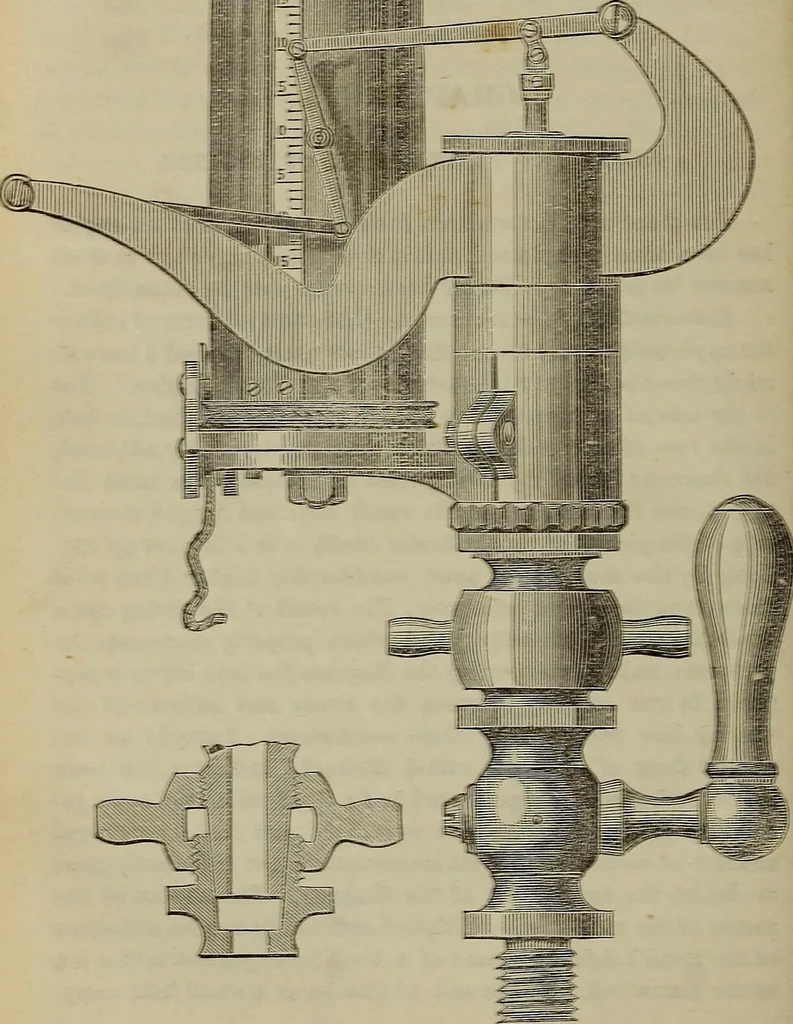 An illustration from Handbook of the steam-engine. Containing all the rules required for the right construction and management of engines of every class, with the easy arithmetical solution of those rules. Constituting a key to the 'Catechism of the steam-engine.', 1874, leaf 350