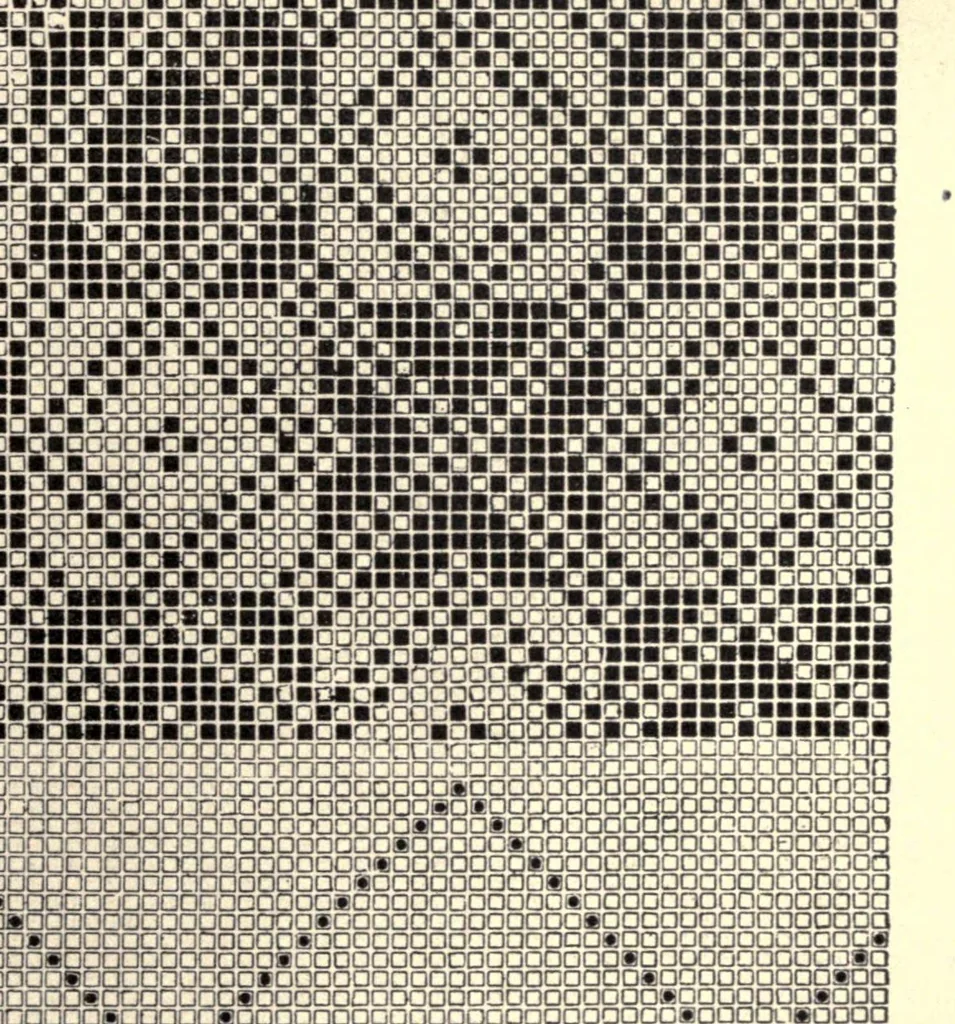 An illustration from A handbook of weaves, 1915, leaf 157