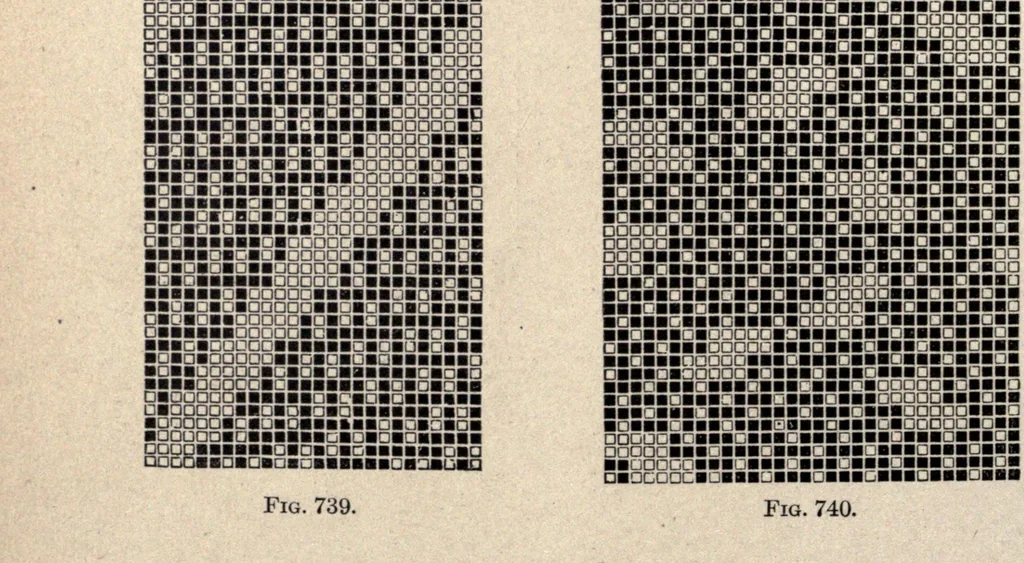 An illustration from A handbook of weaves, 1915, leaf 174